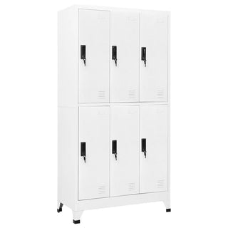 Lockerkast Met 6 Vakken 90X45X80 Cm Staal