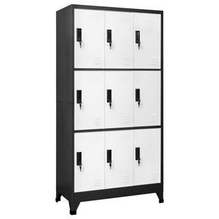 Lockerkast Met 6 Vakken 90X45X80 Cm Staal