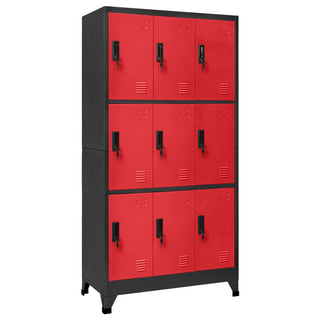 Lockerkast Met 6 Vakken 90X45X80 Cm Staal