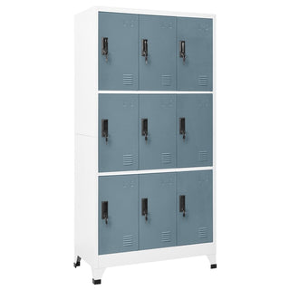 Lockerkast Met 6 Vakken 90X45X80 Cm Staal