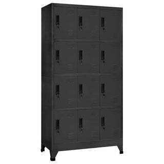 Lockerkast Met 6 Vakken 90X45X80 Cm Staal