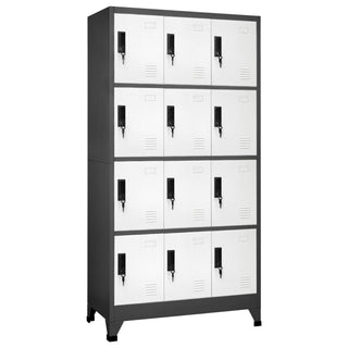 Lockerkast Met 6 Vakken 90X45X80 Cm Staal