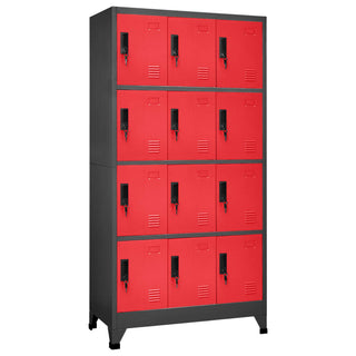 Lockerkast Met 6 Vakken 90X45X80 Cm Staal