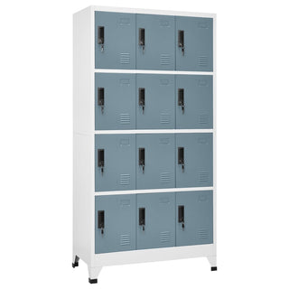 Lockerkast Met 6 Vakken 90X45X80 Cm Staal