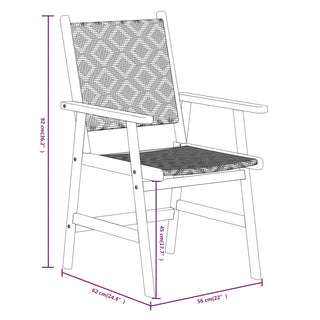 Tuinset Massief Acaciahout