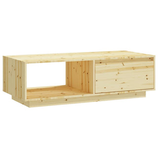 Salontafel 110X50X33,5 Cm Massief Vurenhout