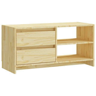 Tv-Meubel 80X31X39 Cm Massief Grenenhout