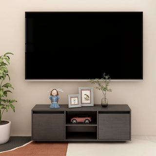 Tv-Meubel 110X30X40 Cm Massief Acaciahout