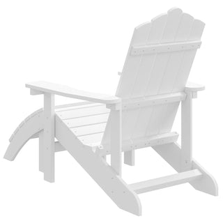 Tuinstoel Adirondack Met Voetenbank Hdpe