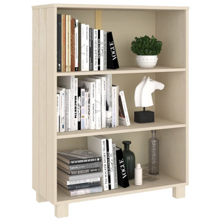 Boekenkast Hamar 85X35X2 Cm Massief Grenenhout