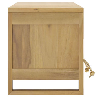 Tv-Meubel 110X30X35 Cm Massief Teakhout