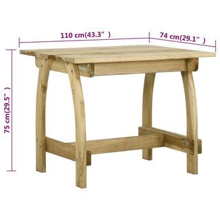 Tuintafel Geïmpregneerd Grenenhout