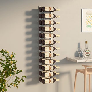 Wijnrek Voor 24 Flessen Wandmontage Ijzer