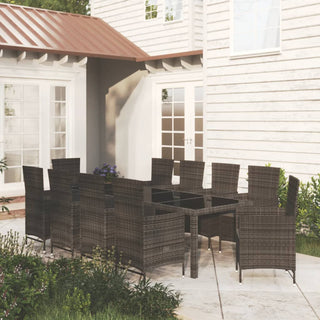 Tuinset Met Kussens Poly Rattan Zwart