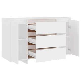 Dressoir Met 3 Lades 20X4X75 Cm Bewerkt Hout