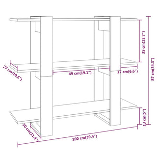 Boekenkast/Kamerscherm 00X30X87 Cm