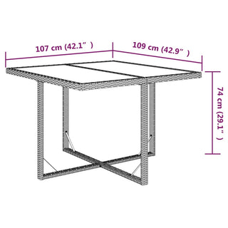 5-Delige Tuinset Met Kussens Poly Rattan Zwart