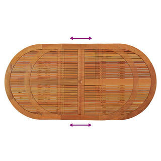 Tuintafel 200X100X75 Cm Massief Eucalyptushout