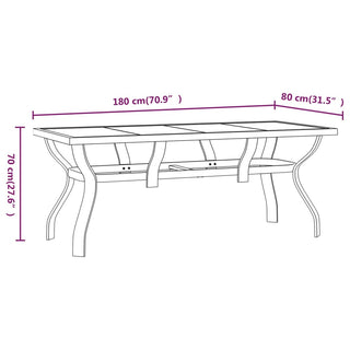 Tuintafel Staal En Glas