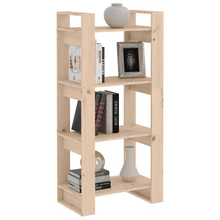 Boekenkast/Kamerscherm 60X35X25 Cm Massief Grenenhout