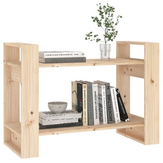 Boekenkast/Kamerscherm 80X35X56,5 Cm Massief Grenenhout