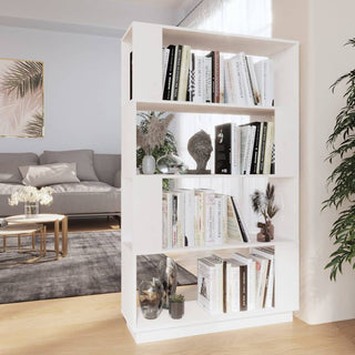 Boekenkast/Kamerscherm 80X25X32 Cm Massief Grenenhout