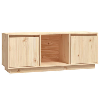 Tv-Meubel 110,5X35X44 Cm Massief Grenenhout