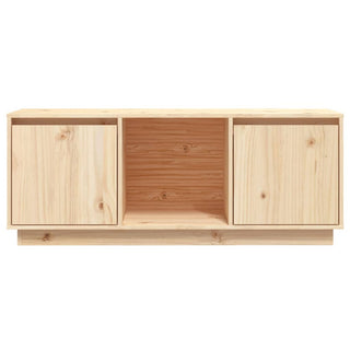 Tv-Meubel 110,5X35X44 Cm Massief Grenenhout