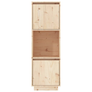 Hoge Kast 38X35X7 Cm Massief Grenenhout