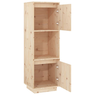 Hoge Kast 38X35X7 Cm Massief Grenenhout