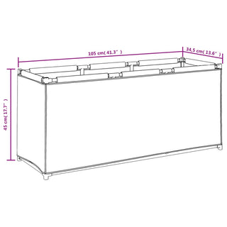 Opbergbox 105X34,5X45 Cm Stof