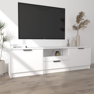 Tv-Meubel 140X35X40 Cm Bewerkt Hout