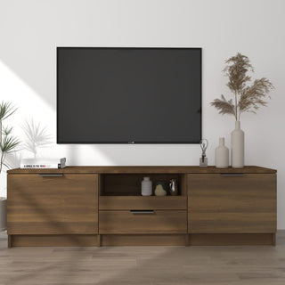 Tv-Meubel 140X35X40 Cm Bewerkt Hout