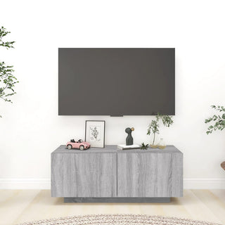 Tv-Meubel 100X35X40 Cm Bewerkt Hout