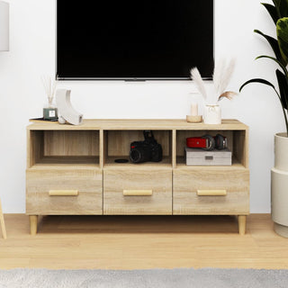 Tv-Meubel 102X36X50 Cm Bewerkt Hout