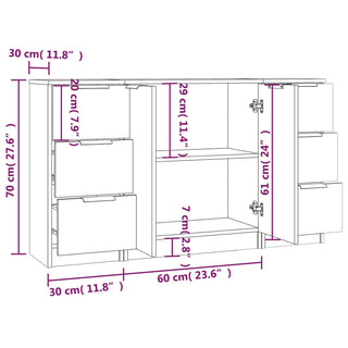 Dressoirs Bewerkt Hout