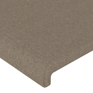 Hoofdbord 80X5X78/88 Cm Stof Taupe