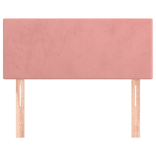 Hoofdbord 100X5X78/88 Cm Fluweel Roze