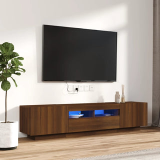 Tv-Meubel Met Led-Verlichting 180X35X40 Cm