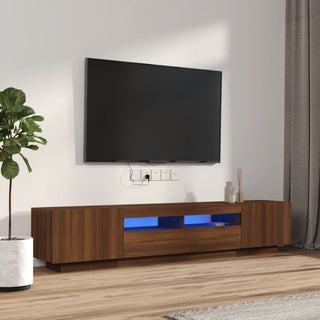 Tv-Meubel Met Led-Verlichting 200X35X40 Cm