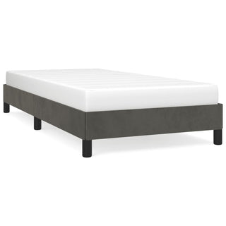 Bedframe Fluweel Donkergrijs