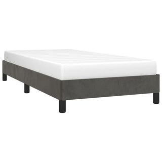 Bedframe Fluweel Donkergrijs