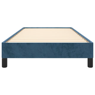 Bedframe Fluweel Donkerblauw