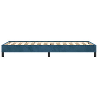 Bedframe Fluweel Donkerblauw