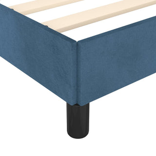 Bedframe Fluweel Donkerblauw