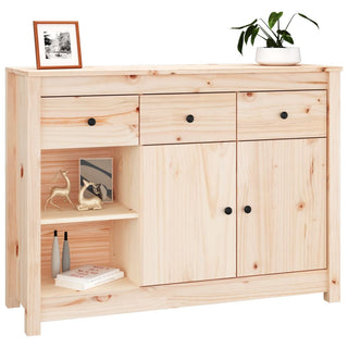 Dressoir 00X35X74 Cm Massief Grenenhout