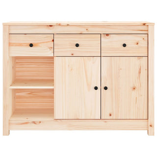 Dressoir 00X35X74 Cm Massief Grenenhout