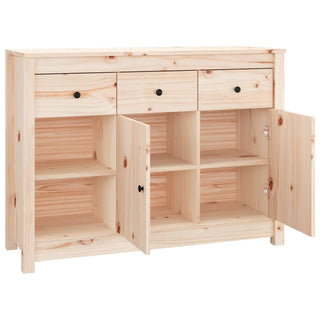 Dressoir 00X35X74 Cm Massief Grenenhout