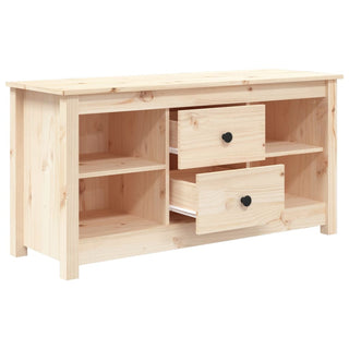 Tv-Meubel 103X36,5X52 Cm Massief Grenenhout