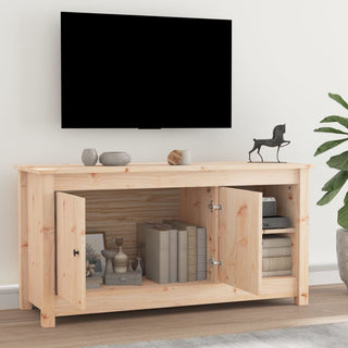 Tv-Meubel 103X36,5X52 Cm Massief Grenenhout